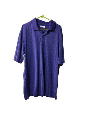 GRANDSLAM PERFORMANCE PURPLE LIGHTWEIGHT GOLF POLO MENS XLT